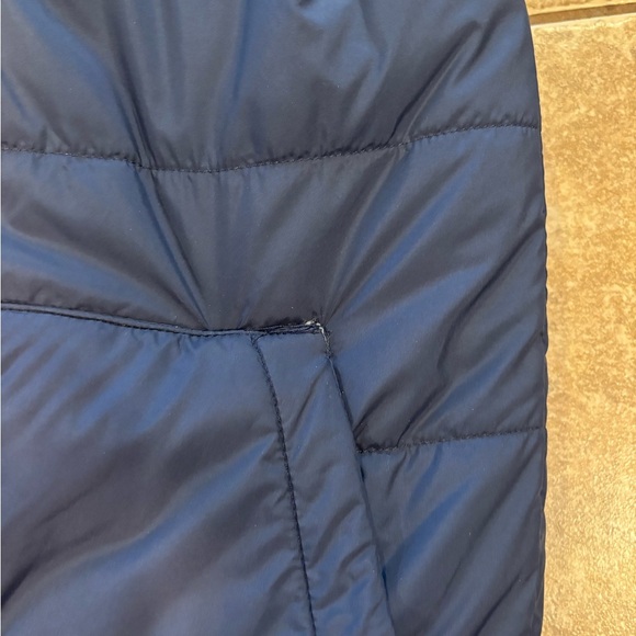 Cody James Navy Blue Puffer Vest with Teal Zipper - Excellent Condition - Picture 3 of 5